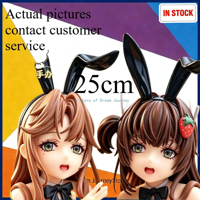 XH Miyama Akiko Amane Twin Bunny Girls Beautiful Girl Animation Trendy Toy Gift GK Figure Model Ornament