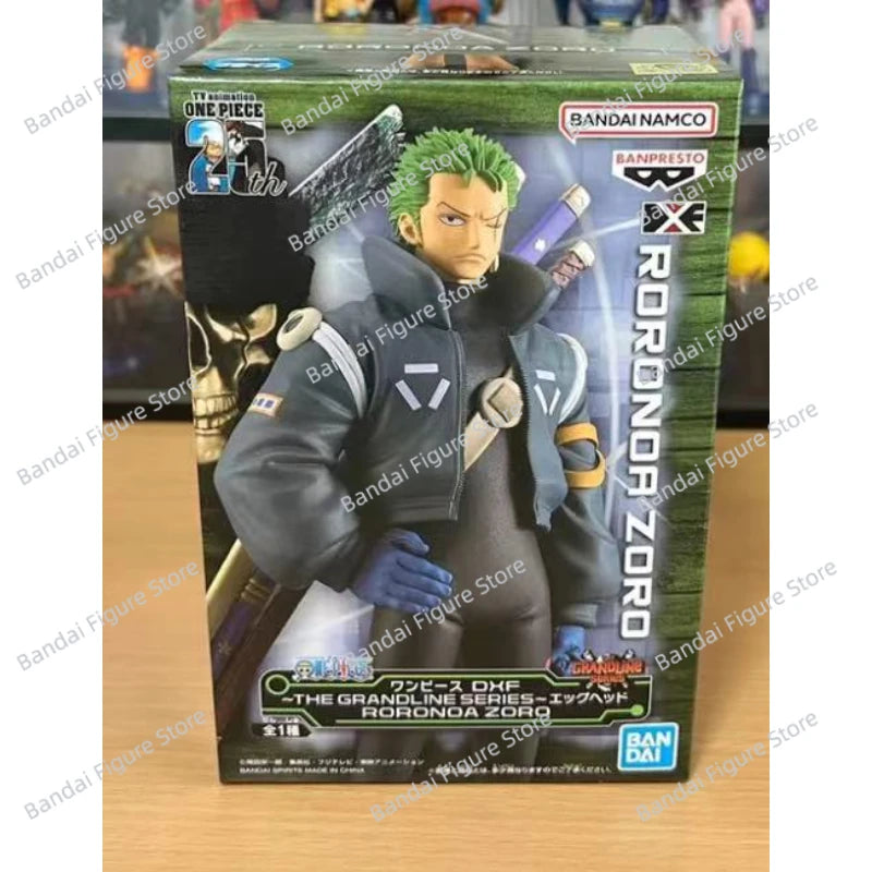 В наличност Bandai BANPRESTO DXF ONE PIECE The Grandline Series Egghead Roronoa Zoro Аниме екшън фигурка играчка подарък модел колекция
