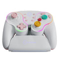 LinYuvo Retro RGB Multicolor Light Wireless Gamepad for Switch Pro with Fast Charging Dock KS62