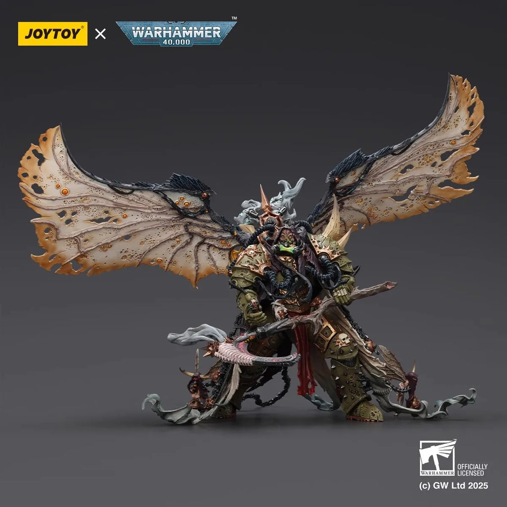 【In Stock】Original Genuine JOYTOY Mortarion Demon Nurgle Prime 40K 1/18 Figure Finished Model Kit Anime Figure