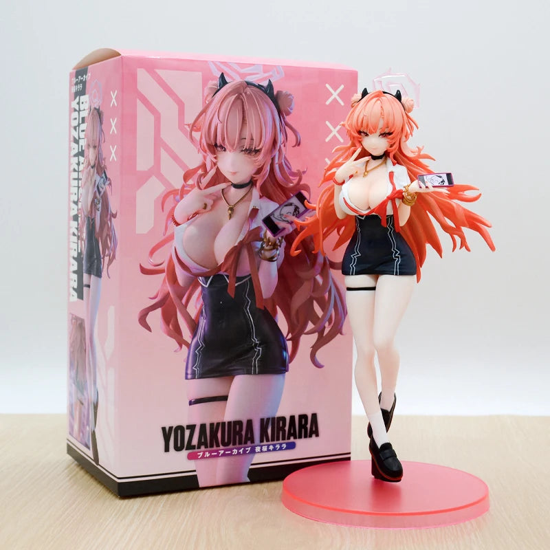 25cm Blue Archive Urawa Hanako Anime Figure Ichinose Asuna Bunny Girl Action Figure Kosaka Wakamo/Arona Figurine Model Doll Toys