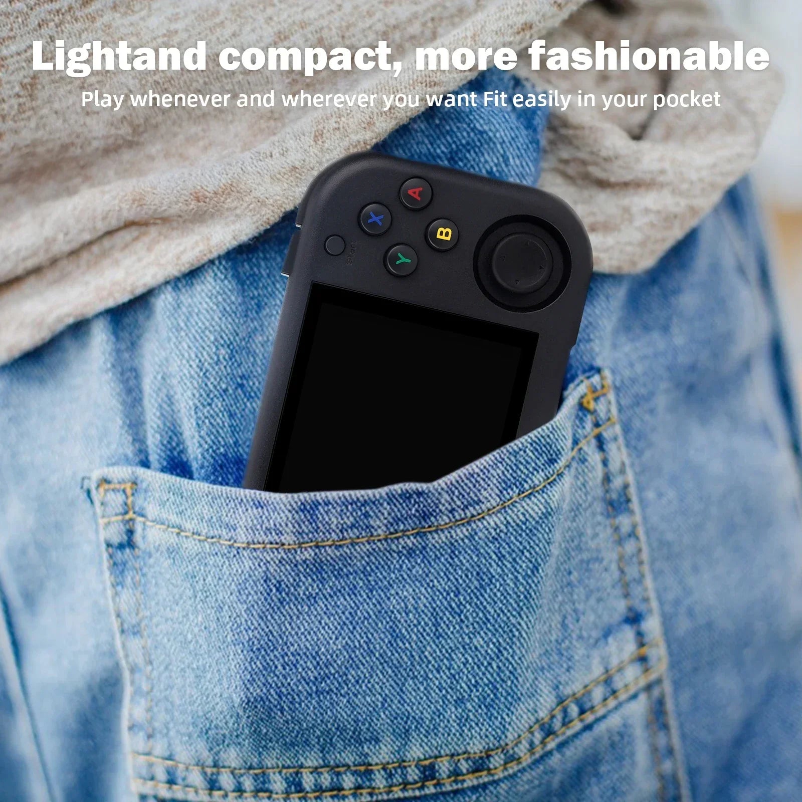 Ampown Mini Zero 28 Retro Handheld Game Console 2.8'' IPS Screen A133P Processor Android System MAGICX ZERO28 Video Player Gifts