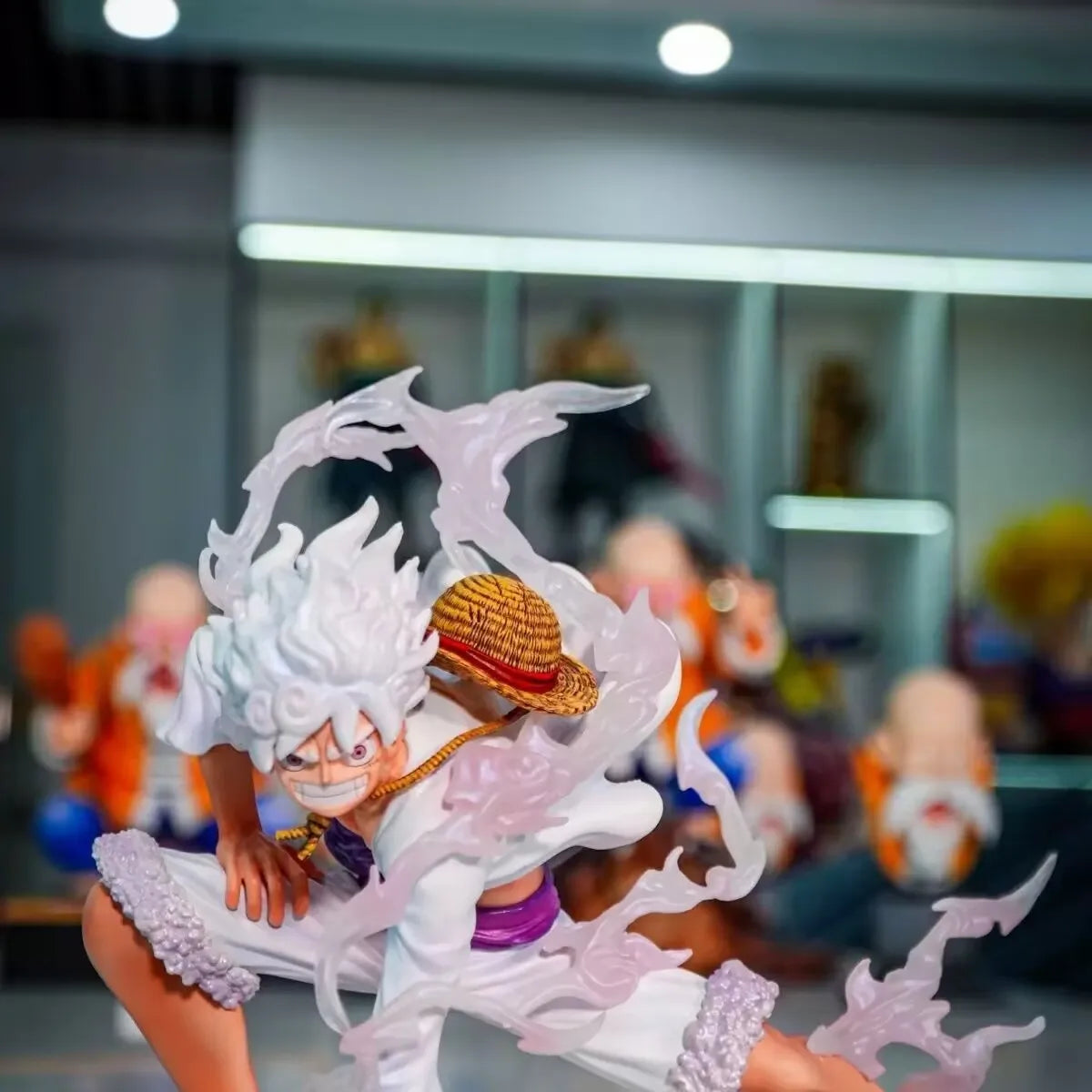 16cm One Piece Luffy Two Kinds Red Or White Anime Figure Figures Models Pvc Statue Models Boys Collectible Ornament Doll Toys
