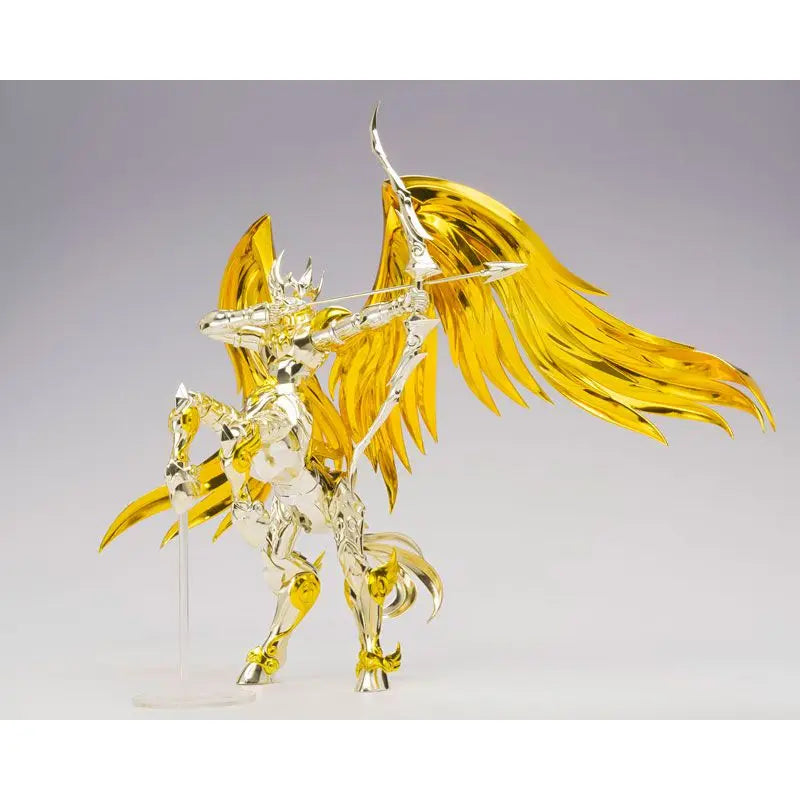 Original BANDAI Saint Cloth Myth EX Sagittarius Aiolos God Cloth Saint Seiya Soul of Gold In Stock Anime Figures Model Toys