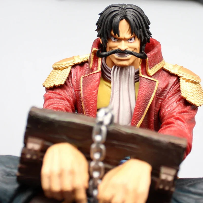26cm One Piece Anime Figure Gol D Roger Sentenced Platform Action Figurine Pvc Statue Model Decoration Doll Christmas toy Gifts