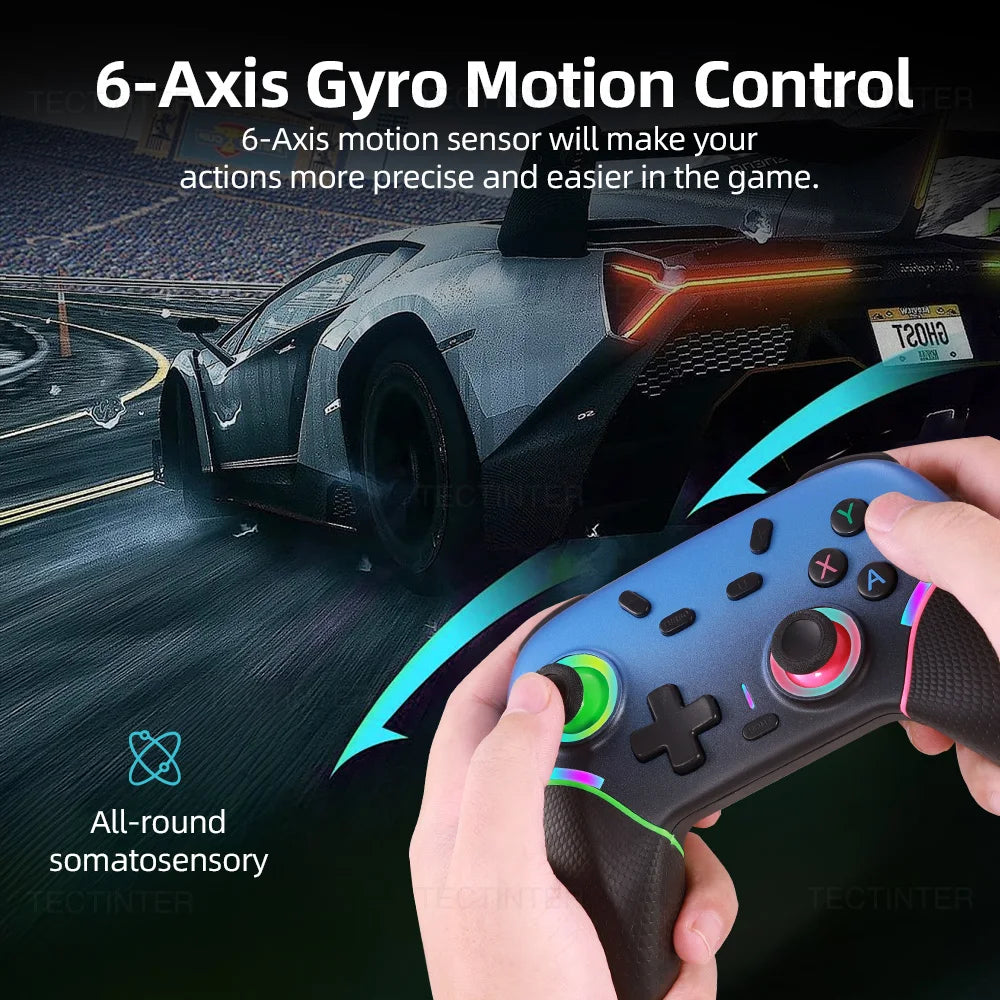 Wireless Bluetooth Controller For Nintendo Switch 2/PS3/PS4 Console Gamepad for Android/IOS Smart Phone PC Joystick Controle