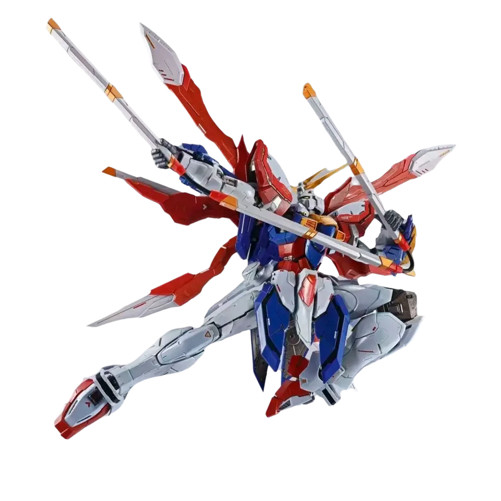 Genuine Bandai Original Gundam Figure Model Kits Anime Figures God Gundam & Burning GundamAction Model Toys Gift for Kids