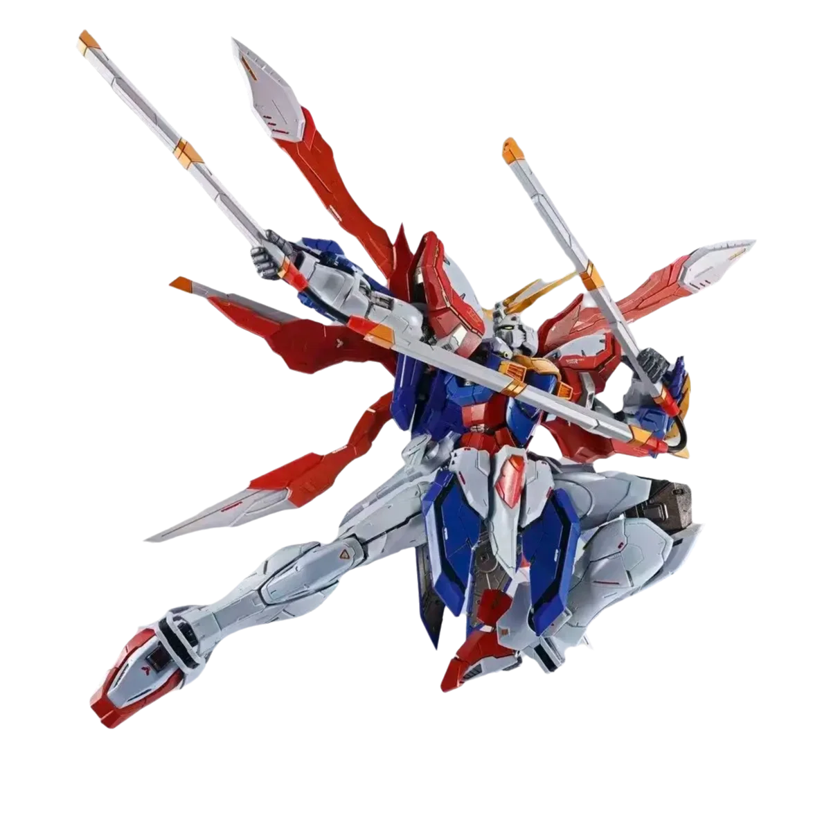 Genuine Bandai Original Gundam Figure Model Kits Anime Figures God Gundam & Burning GundamAction Model Toys Gift for Kids