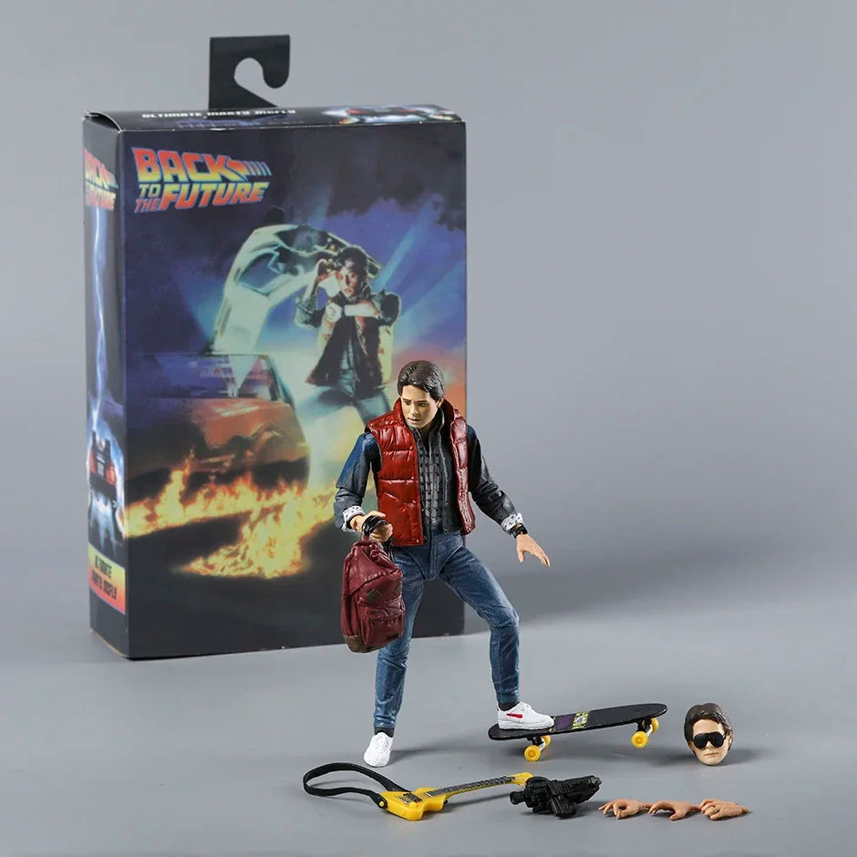 NECA Back to the Future Marty McFly Guitar Joints Moveable Collectable Creative Action Figure