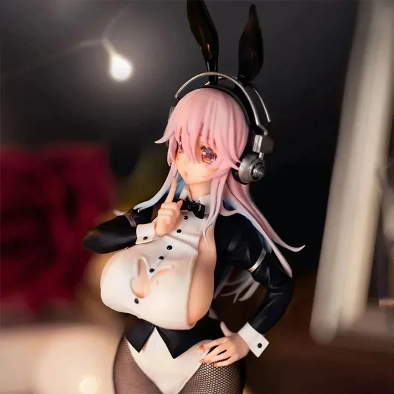 In Stock FuRyu Original Genuine 30cm Super Sonico for Girl PVC Anime Collectible Cute Model Doll ToysChristmas Gifts