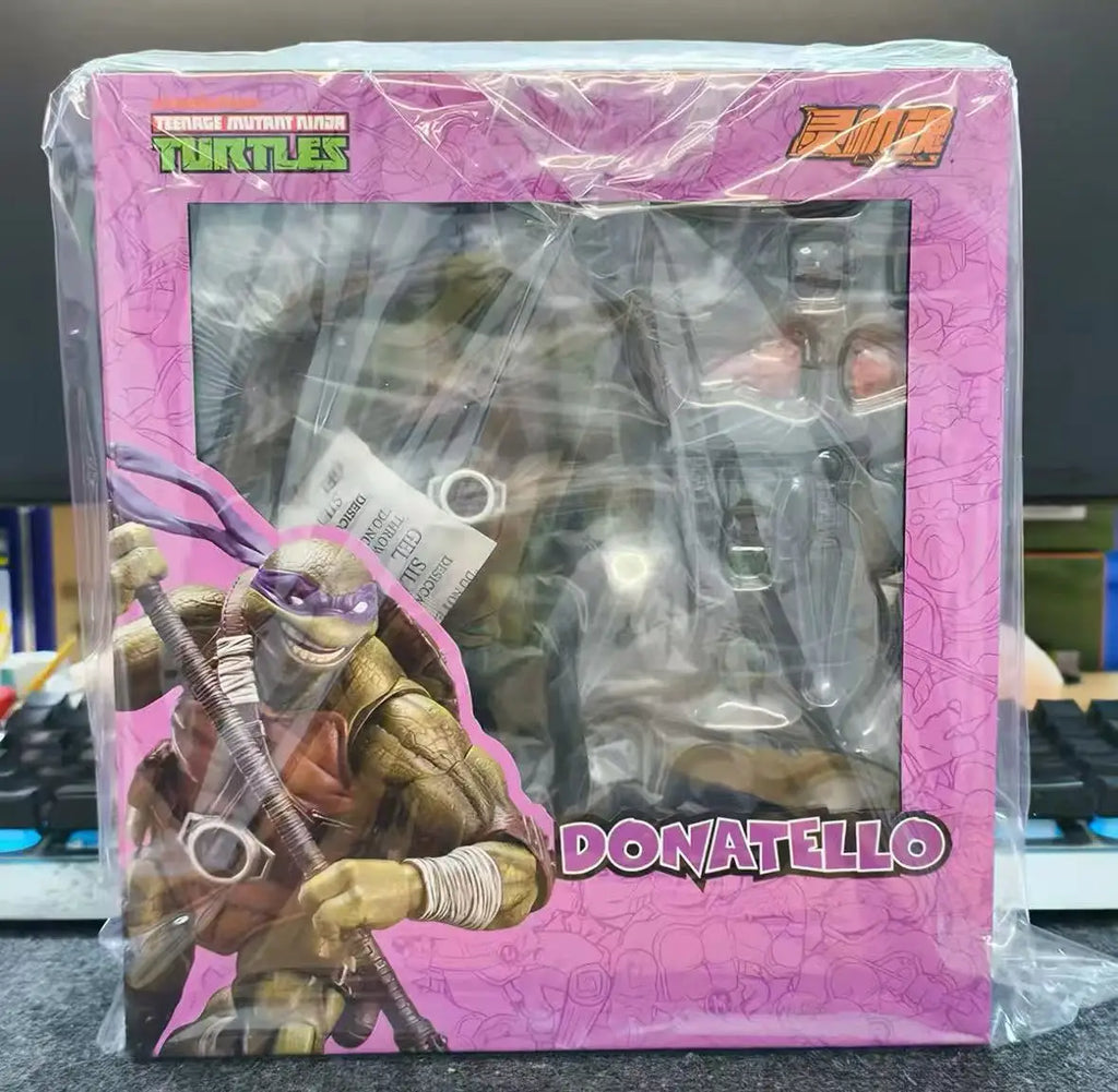 Spot Goods  Authentic Lingjihun Leonardo/Raphael/Michelangelo/Donatello Articulated Action Figures