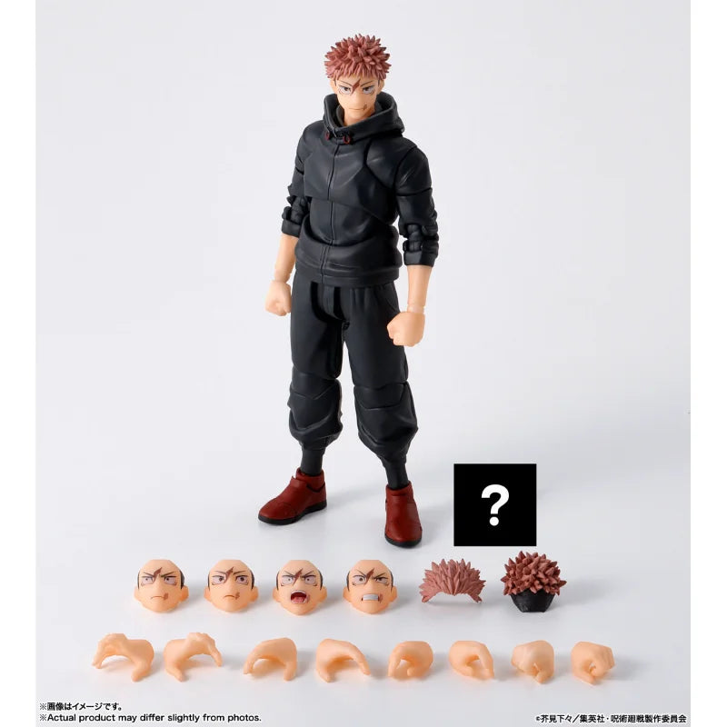 100%Original Bandai Jujutsu Kaisen S.H.Figuarts SHF Yuji Itadori Sukuna's Vessel Action Figure Gifts Collectible Model Toys