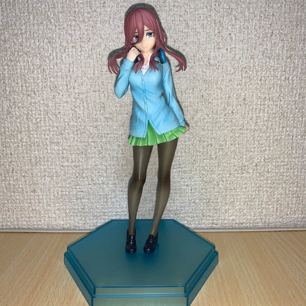 Original in Stock GSC Pop Up Parade The Quintessential Quintuplets Nakano Miku Figures Model Toy Gift Collection Ornament