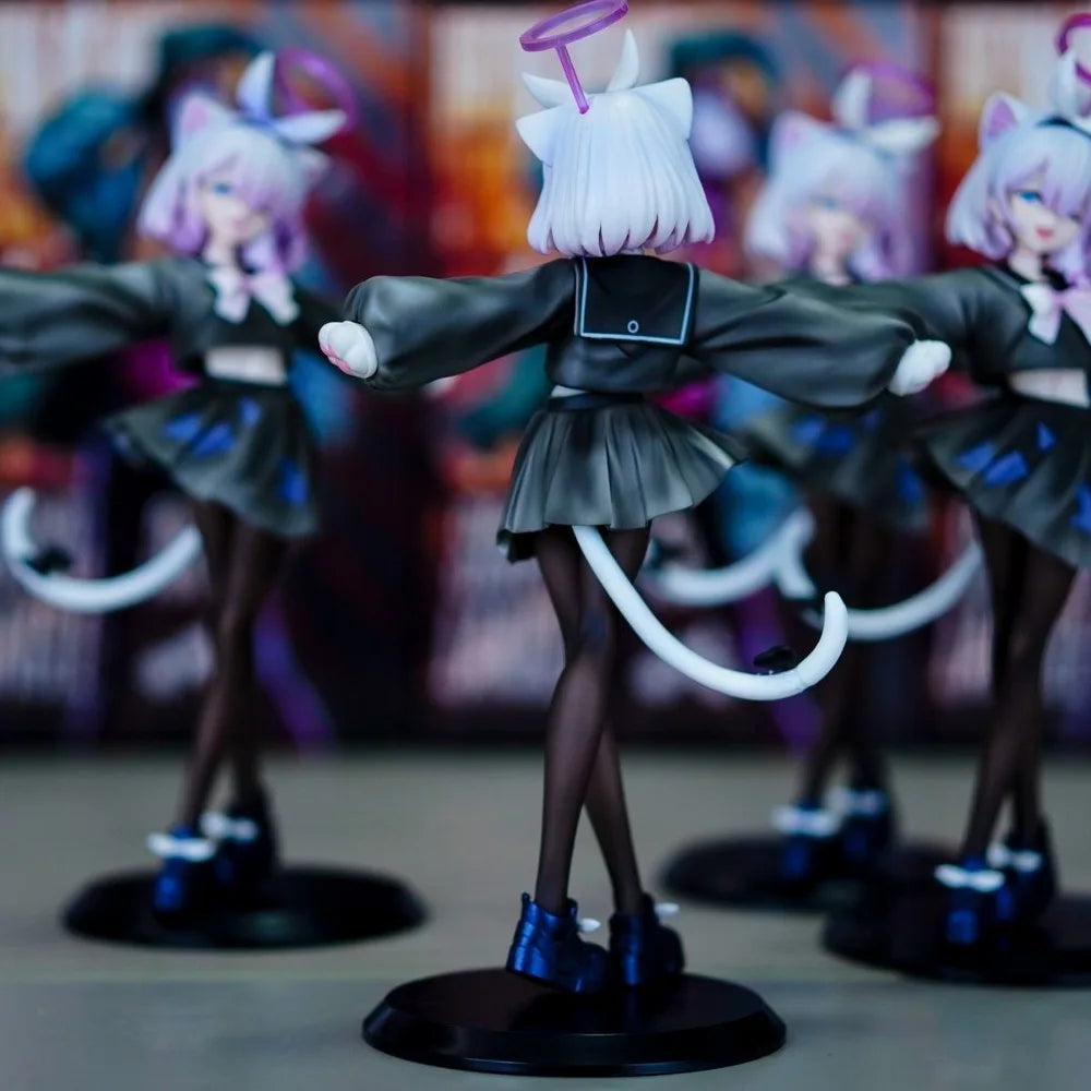 8.27in/21cm Anime Blue Archive Figure Black Arona Action Figures PVC Statue Model Collection Toys Gifts
