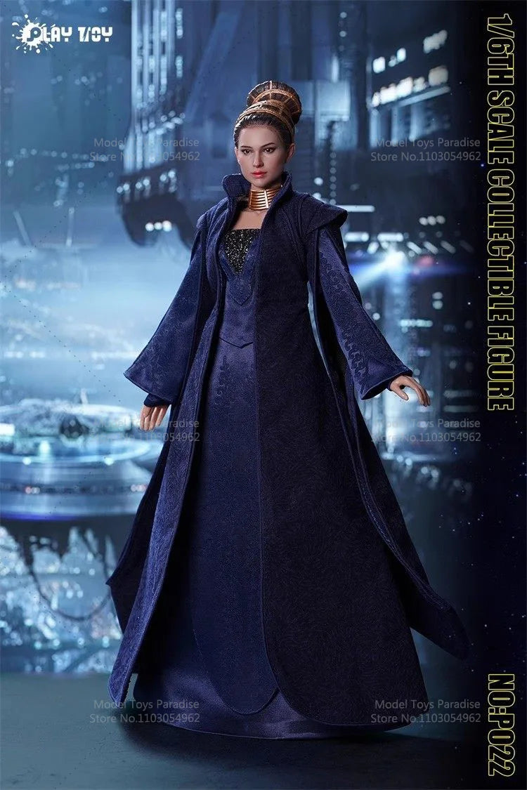 PLAY TOY P022 1/6 Collectible Toys Galactic Senator Padmé Queen Woman Soldier 12inch Action Figure Model Gifts