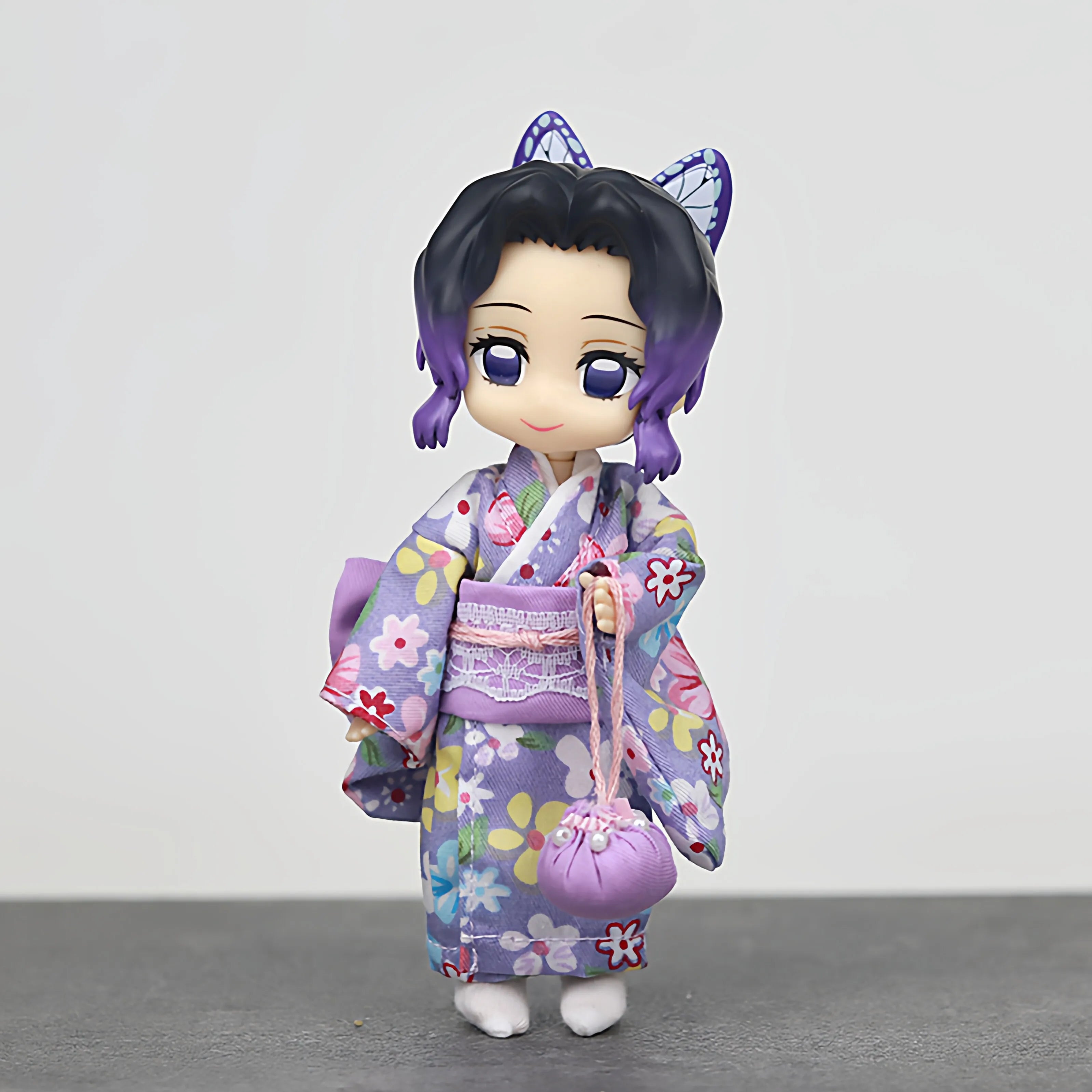 Kocho Shinobu 1/12 BJD OB11 Doll Demon Slayer GSC Full Set Action Figure Collection Toy Desktop Decor Birthday Surprise Bag Gift