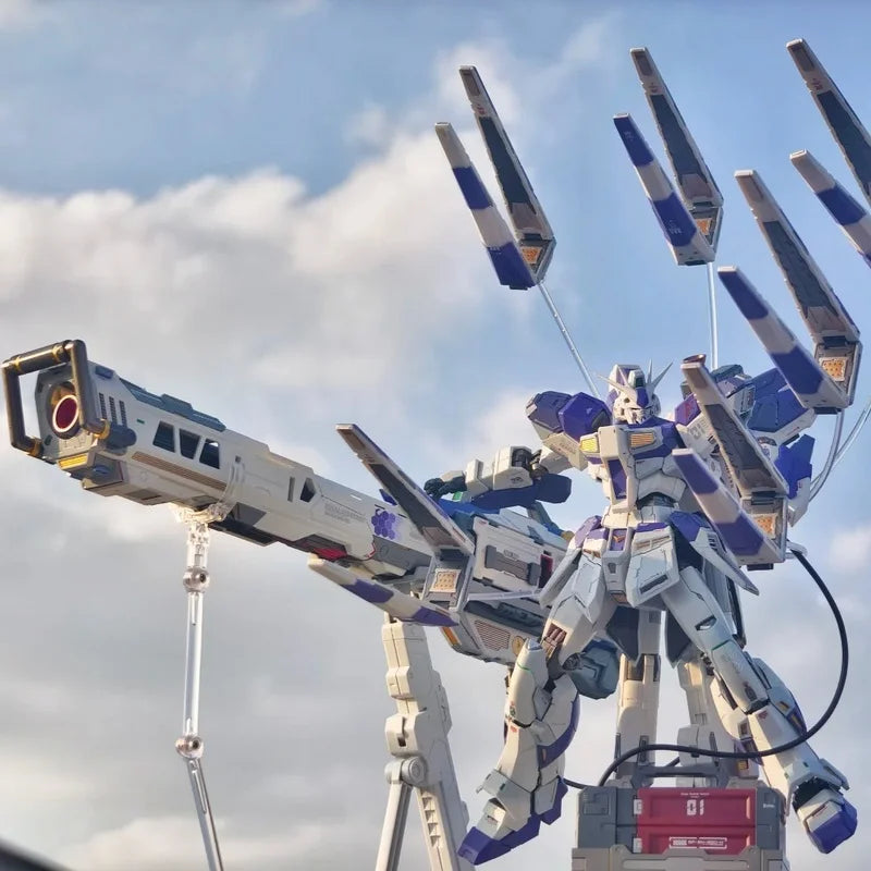 【IN STOCK】DABAN 8833 Hi-V RX-93-ν2 MB 1/100 Assembly Model Kit Toy With Mega Particle Cannon METAL BUILD Action Figures Gifts