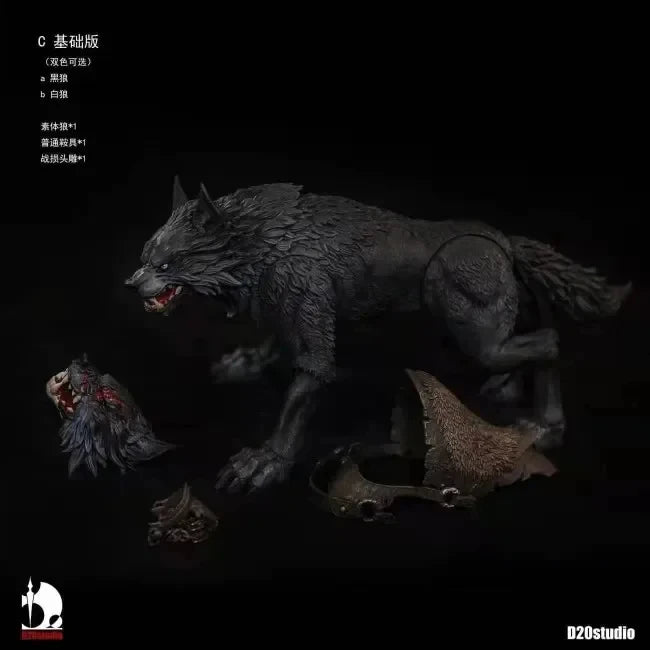 1/12 D20 Studio Scale Collection Figure Boar Bone Spurs Ancient Animals Fit 6-7 Inch Action Figure Doll Mount Model Removable