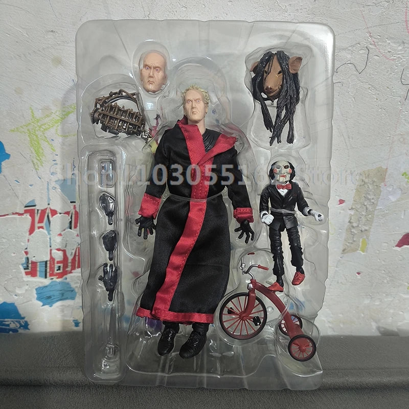 Neca Toys Figure Saw Jigsaw Red Robe Action Figure Black Robe GK Statue Manga Deluxe Figure Anime Collection Model Birthday Gift