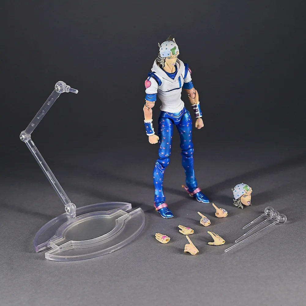JoJo's Bizarre Adventure Jonathan Joestar Steel Ball Run Articulated Figure Model Statue Collectible Decoration Ornament Toy Gif