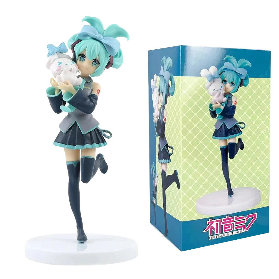 In Stock Hatsune Miku Anime Figure Fashion Subclture Miku Action Figure Christmas Gift PVC Collection Model Kawaii Girl Doll Toy
