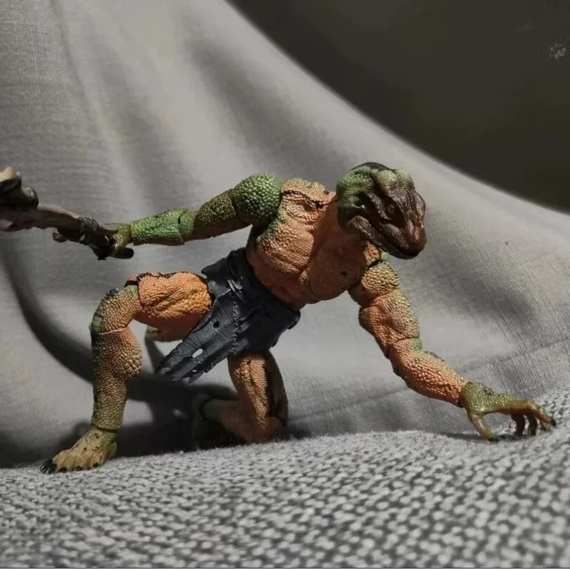 2024 Hot Sale 1/12  Pvc Savage Crucible Lizard Man Anime  Series Action Figures Models Desktop Decoration Gift For Boys