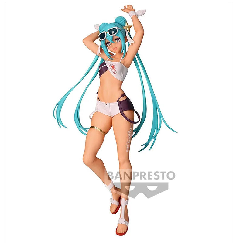 В наличност FuRyu SEGA TAiTO Hatsune Miku PVC серия Hatsune Miku кукла 14-18CM аниме екшън фигурки модел колекция играчка