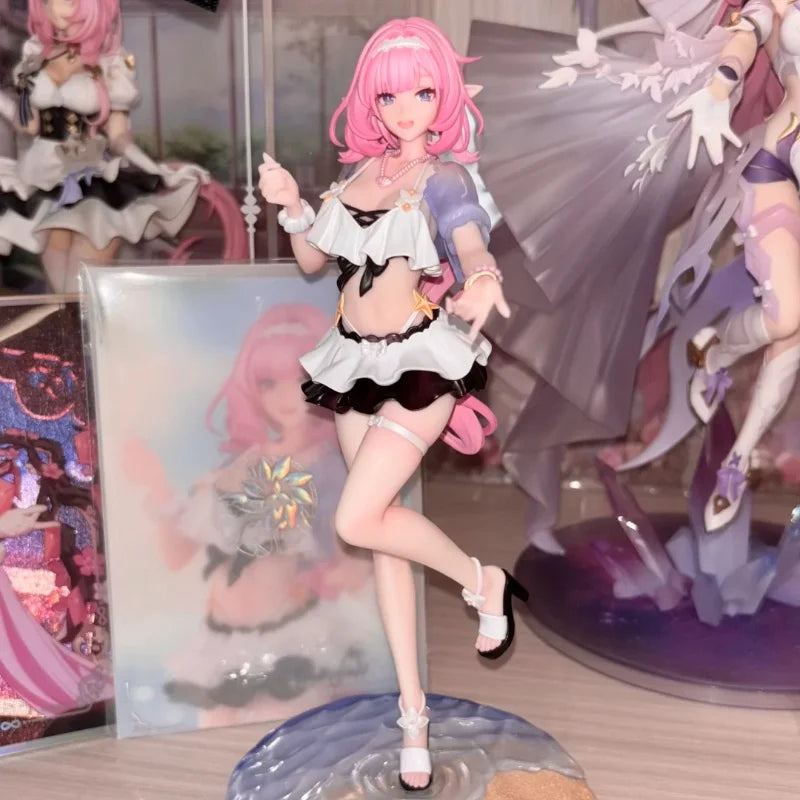 Offcial Genuine Myethos Gift+ Series Elysia Summer Rhapsody 1/8 Desktop Kawaii Dolls Anime Action Figure Toy Model Collection