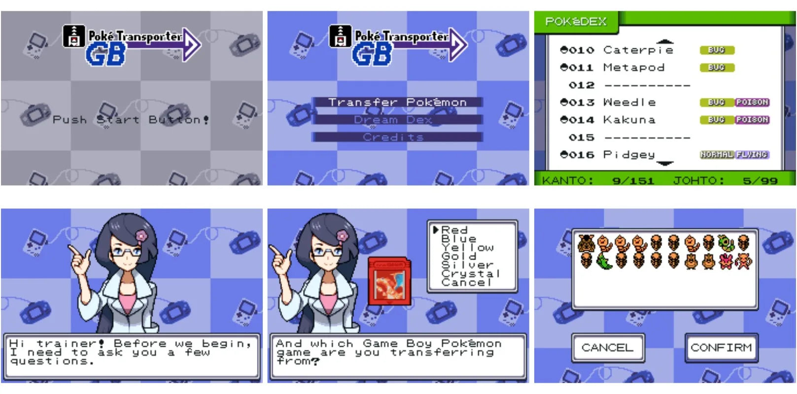 Poke Transporter GB Tools for Transferring Gen 1/2 To Gen 3 on Real Hardware English Language