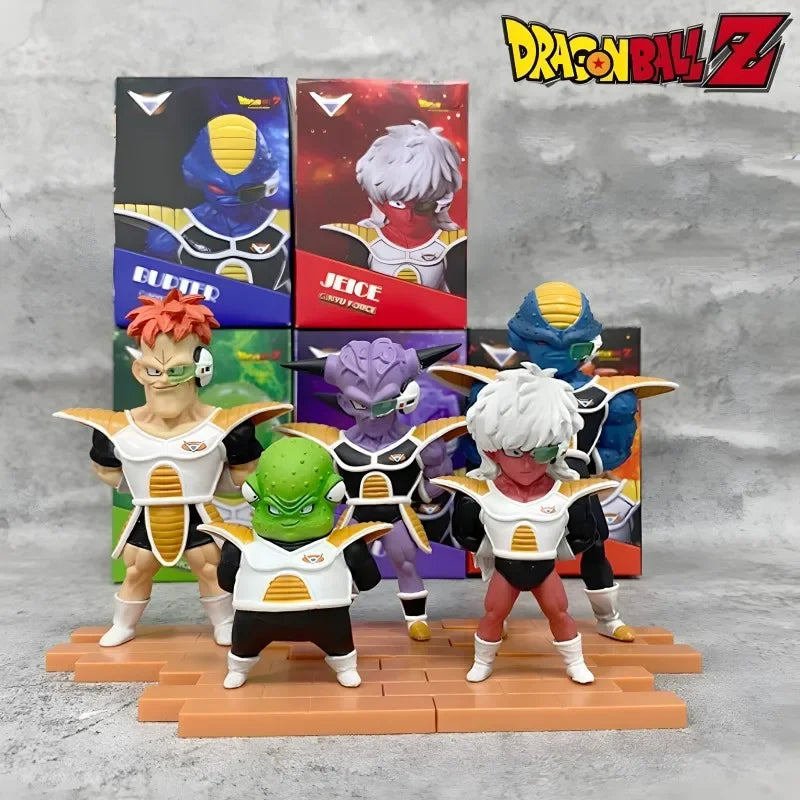 5 Pcs Dragon Ball Z Anime Figure Ginyu Force Figures Ginyu Recoom Jeice Burter Guldo Gk Action Figurine Pvc Statue Models Toys