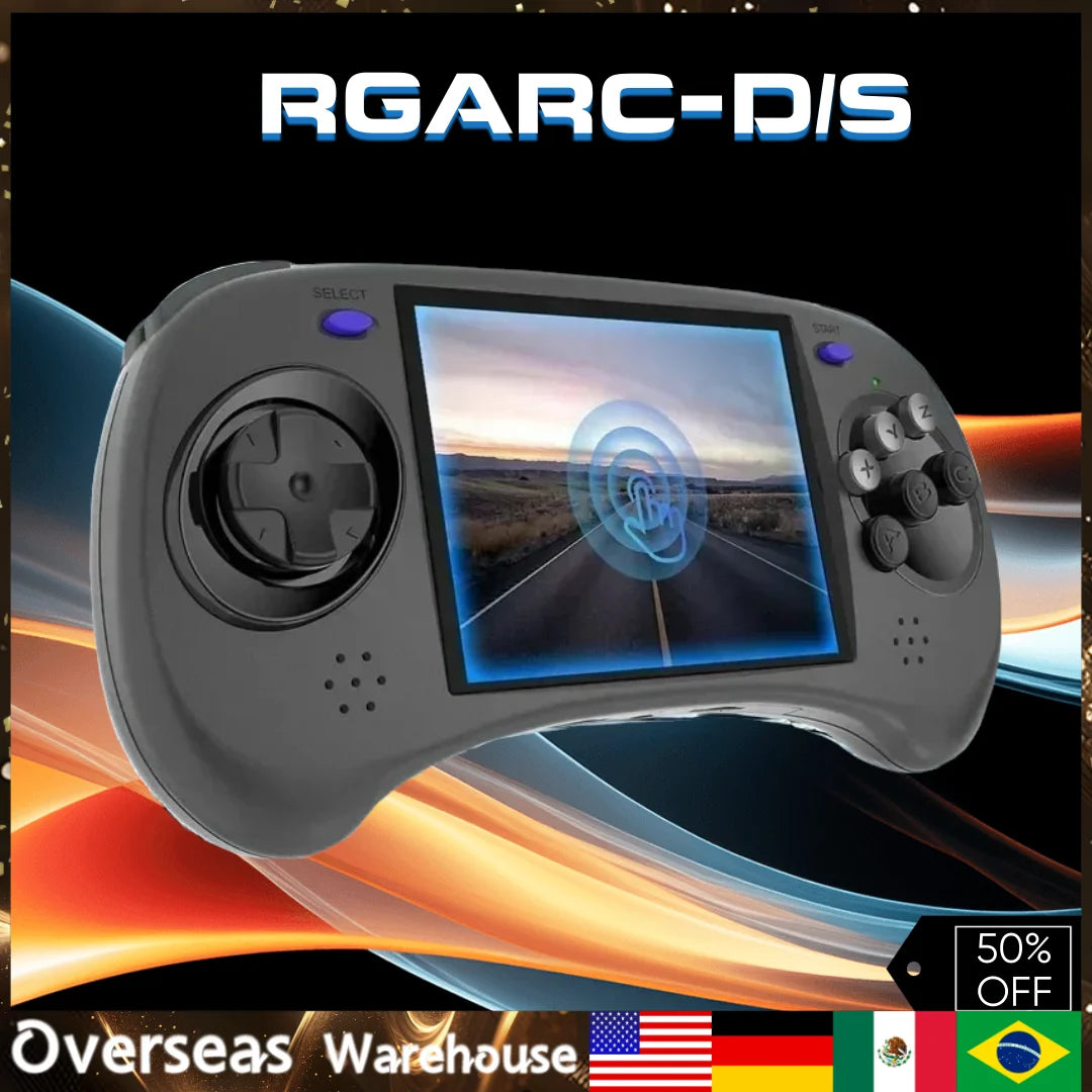 ANBERNIC RGARC-D RGARC-S Handheld Portable Video Game  Consoles Android Linux OS Retro Game 80000Games 4 INCH Gifts IPS Screen