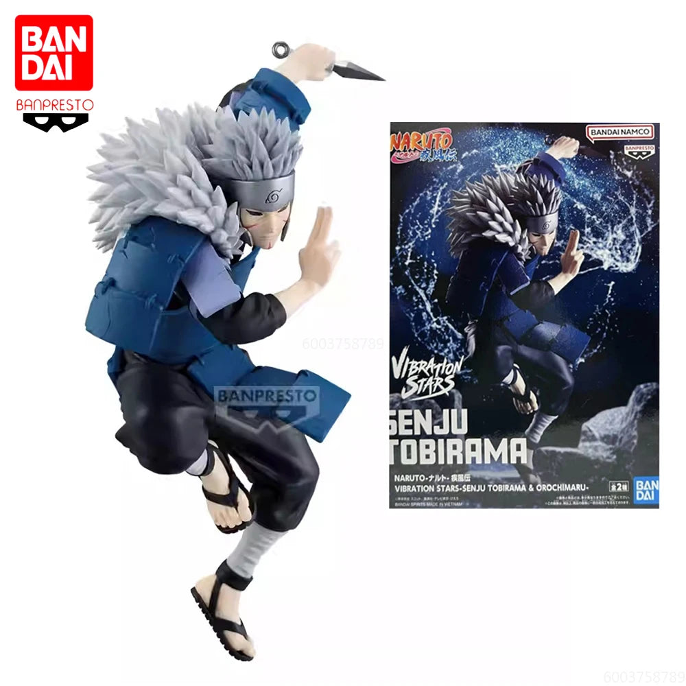 In Stock Original BANDAI BANPRESTO Vibration Stars NARUTO Senju Tobirama PVC Anime Figures Action Figure Model Toys