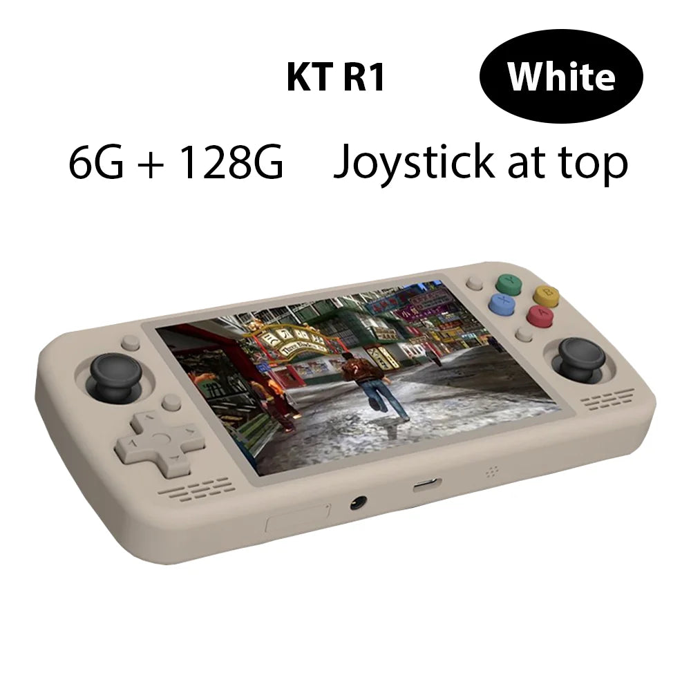 KT Pocket R1 4.5Inch Touch Screen Handheld Game Player G99 6G LPDDR4 128G 7000mAh Wifi KTR1 PS2 Retro Video Game Console