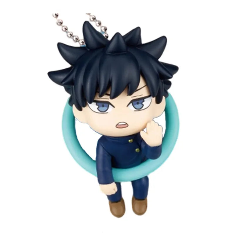 TOMY Original Gashapon Jujutsu Kaisen Q Edition Itadori Yuji Fushiguro Megumi Action Figure Toys for Boys Girls Kids Gift