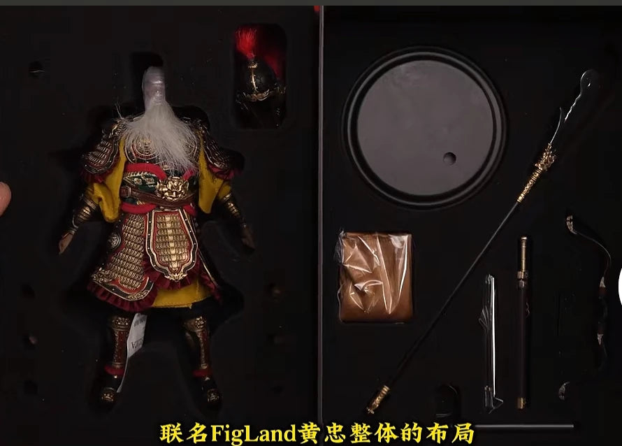 In-stock FIGLAND 303TOYS Collaboration Three Kingdoms 1/12 Ma Chao, Huang Zhong, Guan Yu Action Figures