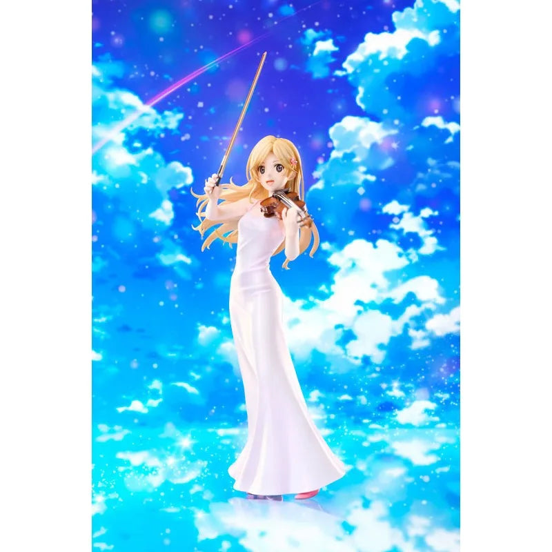 Your Lie in April Kaori Miyazono 100% Original genuine 250mm PVC Action Anime Figure Model Toys Figure Collection Doll Gift