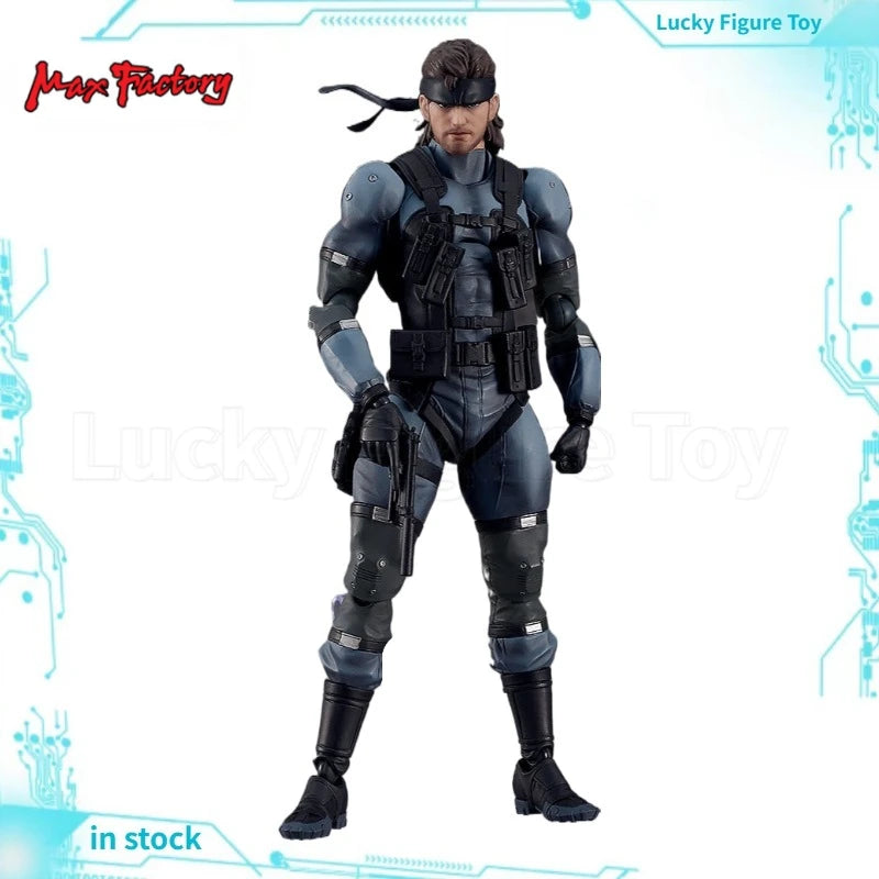 【Original】Max Factory Figma #645 Solid Snake MGS2 Ver. Action Figure Ornament Model Toys