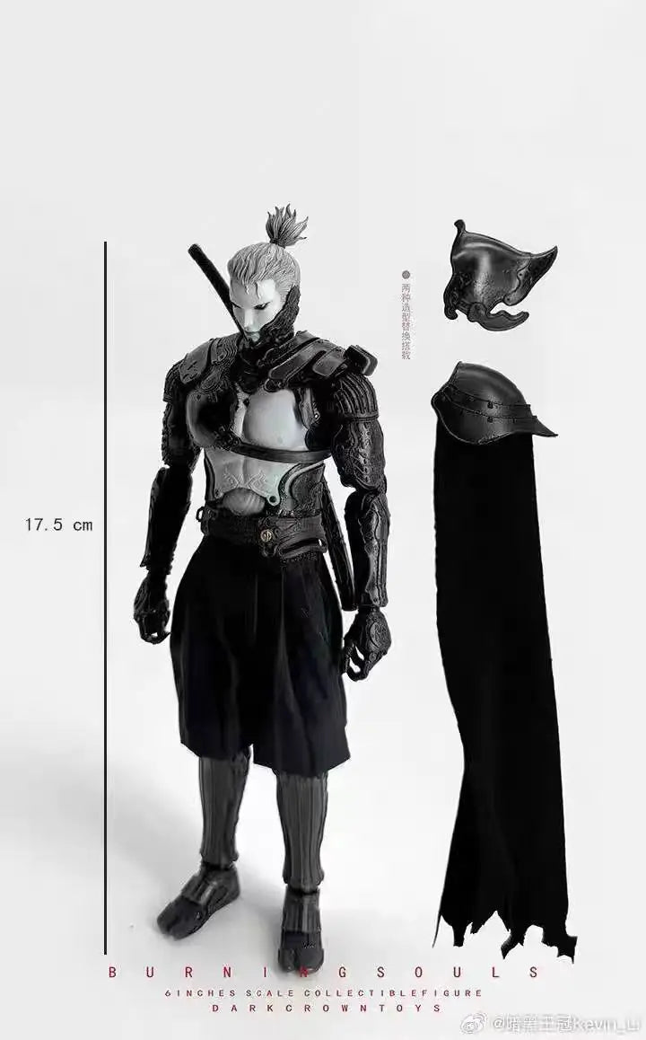 【Original】Darkcrowntoys Dark Crown BURNINGSOULS Ghost Version 1/12 Action Figure Model Toy