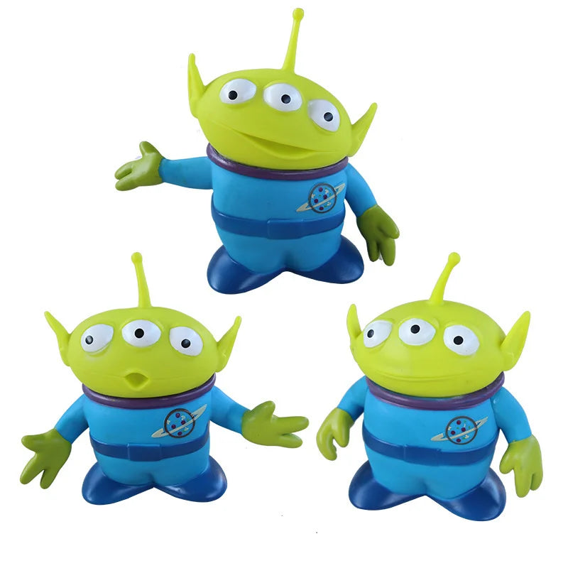 15cm Disney Toy Story Woody Buzzlightyear Green Alien Doll Figure Anime Decorative Collection Toy Model Children's Gift