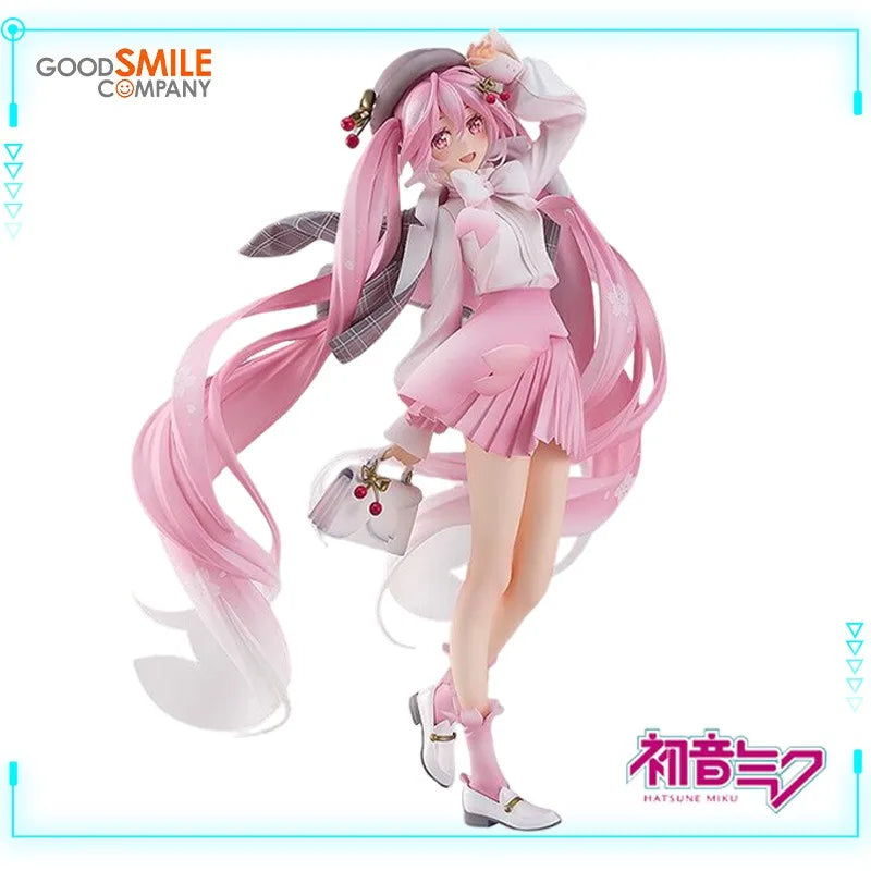 GSC Original Genuine Vocaloid Hatsune Miku 1/6 Sakura Hanami Outfit Ver. 28cm Collections Model Anime Girl Toy Figures Xmas Gift