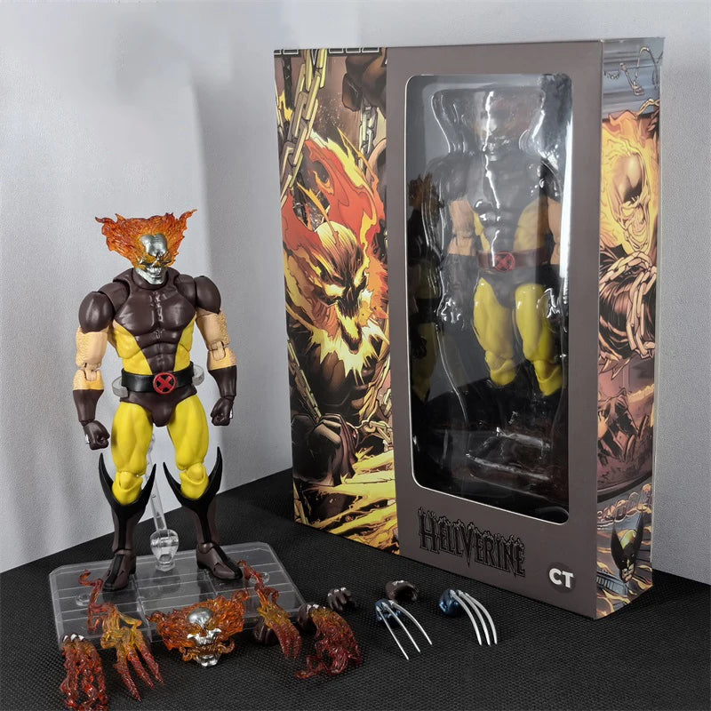 In Stock Ct Toys Hellverine Figure Wolverine Mafex 096 138 X-Men Anime Action Figure Figurine Statue Model Collection Toys Gift