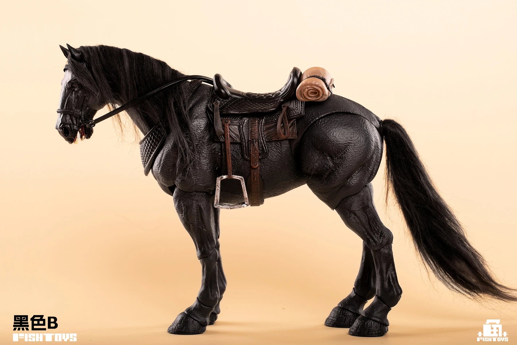In Stock Fish Toys 1/12 Aciton Figure Pvc Model Waste Land Series Panchromatic Horse Animal Statue Customized Decoration Toys