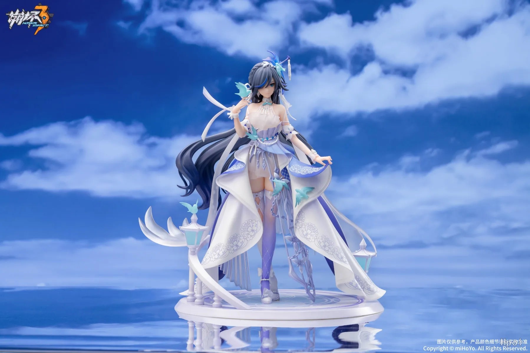 Original in Stock APEX Collapse 3 Fu Hua Blue Bird's Court 1/8 Figures Model Toys Ornaments Gifts Collection