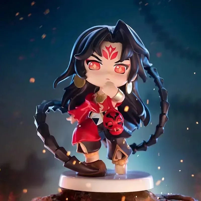 Pop Mart Onmyoji Classic God Series Blind Box Toys Kawaii Anime Action Figure Surprise Genuine Original Mystery Box Girls Gift