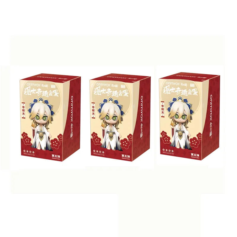 New Onmyoji Series 5 Blind Random Box Guess Bag Mystery Box Toys Anime Action Figure Desktop Ornaments Home Decor Dolls Gift