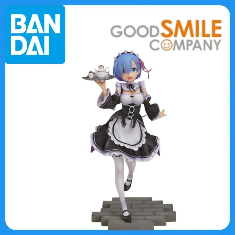 In Stock Genuine GOOD SMILE COMPANY Re:Zero Kara Hajimeru Isekai Seikatsu Rem 1/7 Collection Series Model Cartoon Character