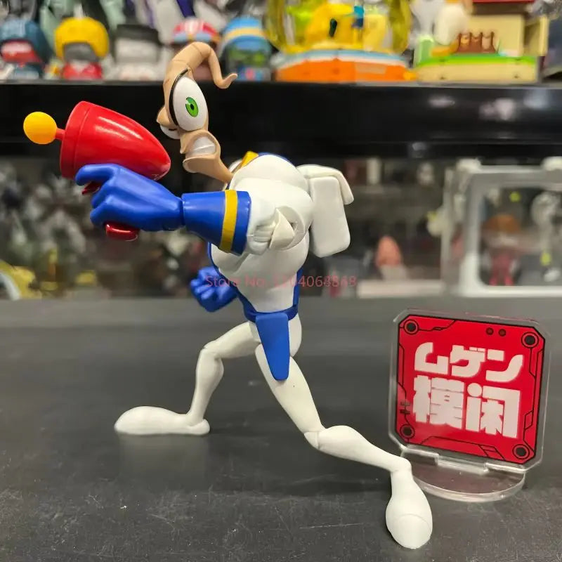 Hot Original Earthworm Jim 2.0 Pdna 1/12 Psy Crow Bob The Killer Action Figure Worm Body Psy-Crow The Killer Collectible Toy