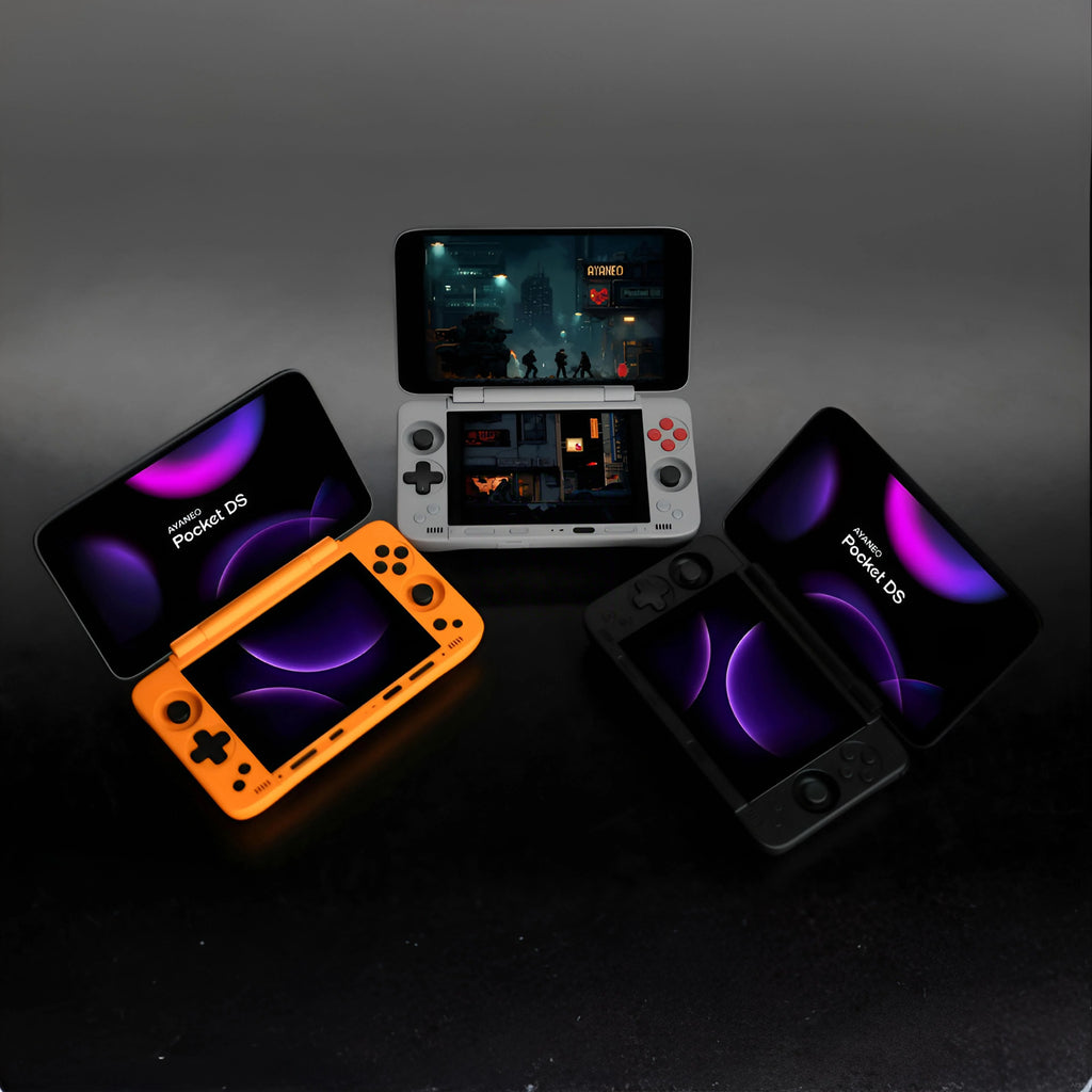 in stock AYANEO POCKET DS Flip up Dual Screen Android Palm Phone 7-inch OLED 165HZ High refresh Screen G3X
