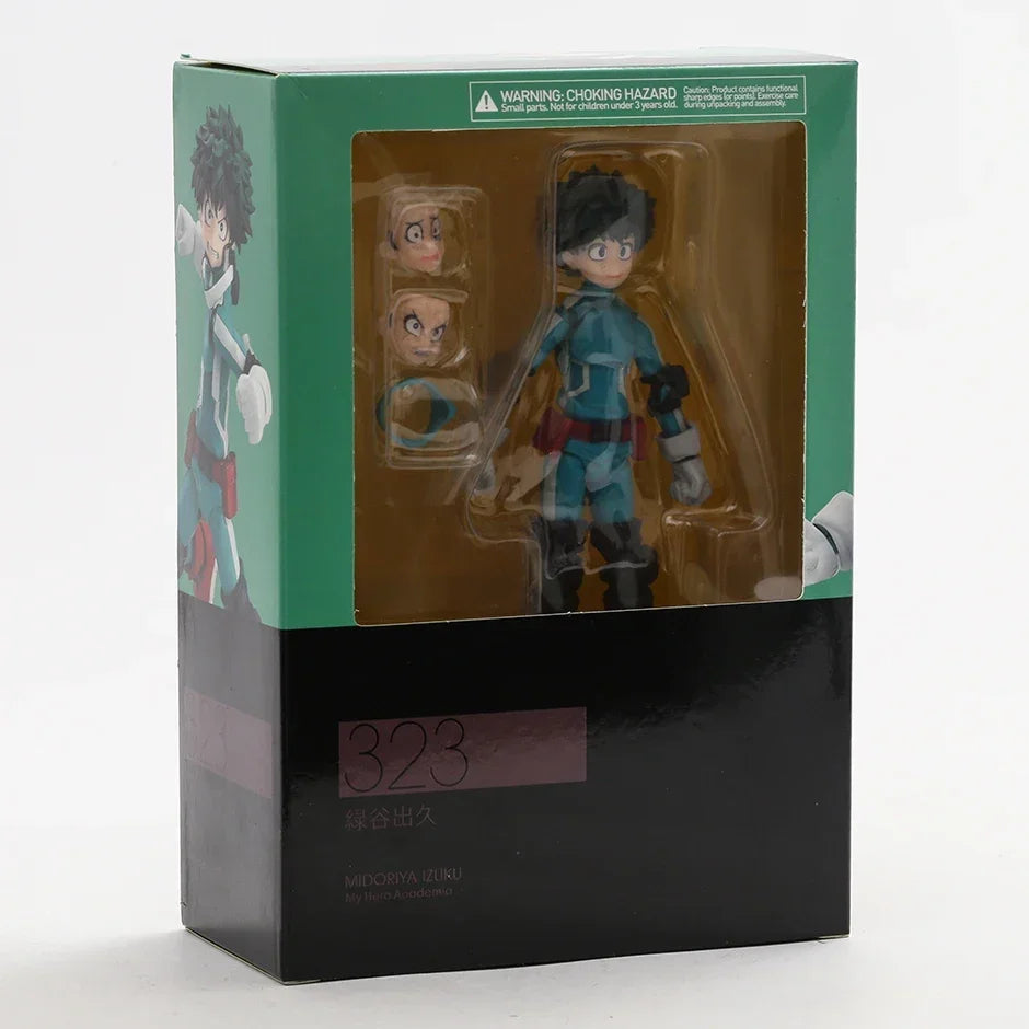 Figma Katsuki Bakugo 443 Midoriya Izuku 323 Action Figure Figurine Collection Model Toy