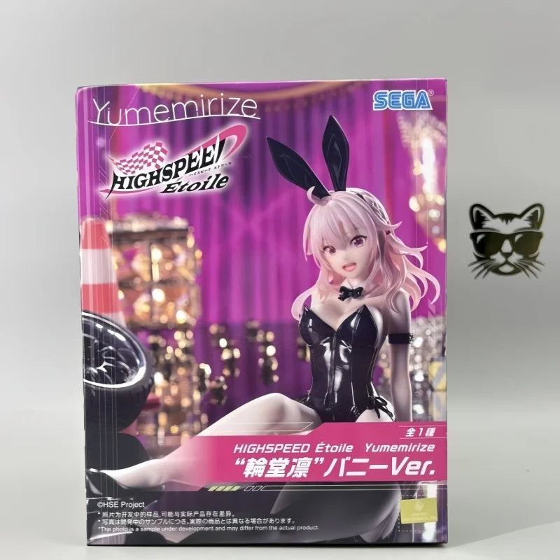 Original SEGA Yumemirize Highspeed Etoile Rindou Rin Bunny Ver. Action Figure Anime Collectible Series Model Character toy
